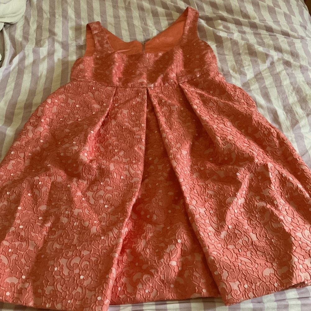 NWT DOLCE & GABBANA knee length coral dress size 46